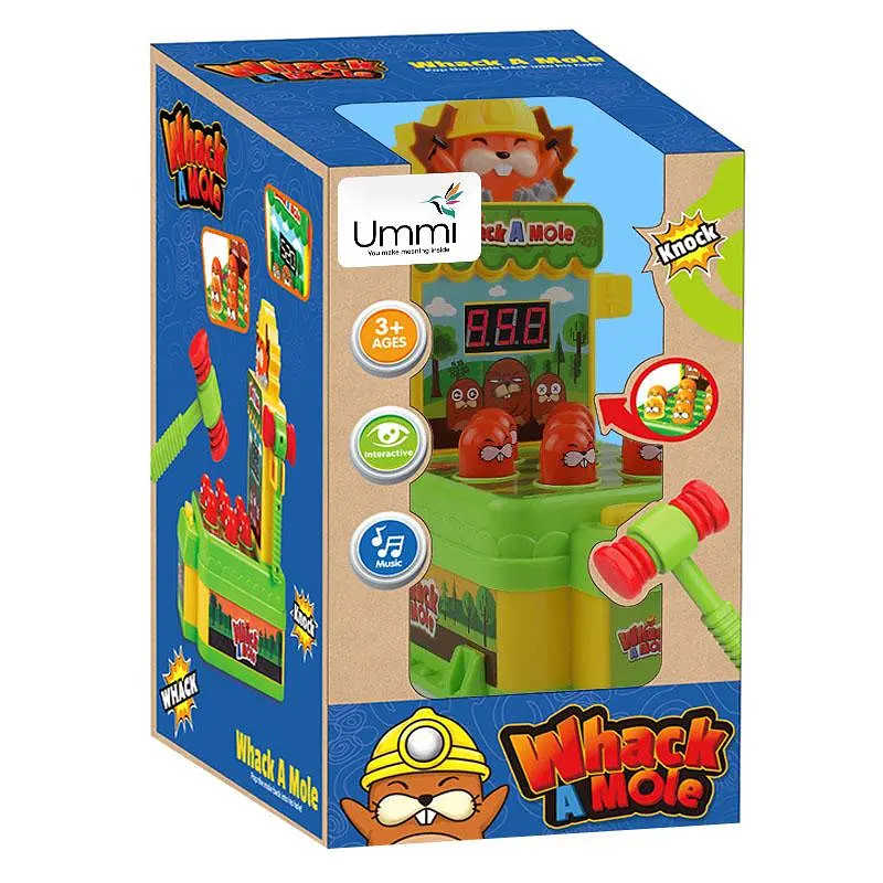 Настільна інтерактивна гра Ummi HF-1330A Whack A Mole Electric Green / Yellow - фото 3