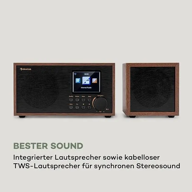 Інтернет-радіо Auna Silver Star Mini Two Internet DAB+/FM (10038347) - фото 6