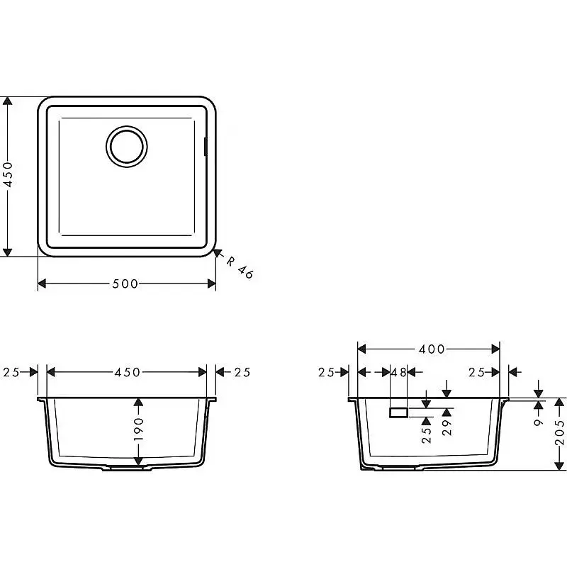 Кухонна мийка Hansgrohe S51 S510-F770 камінь stonegrey 43431290 - фото 2