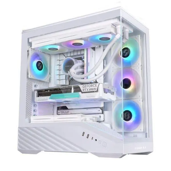 Корпус Lian Li Vector V100 Tempered Glass без БП White (G99.V100W.01) - фото 4