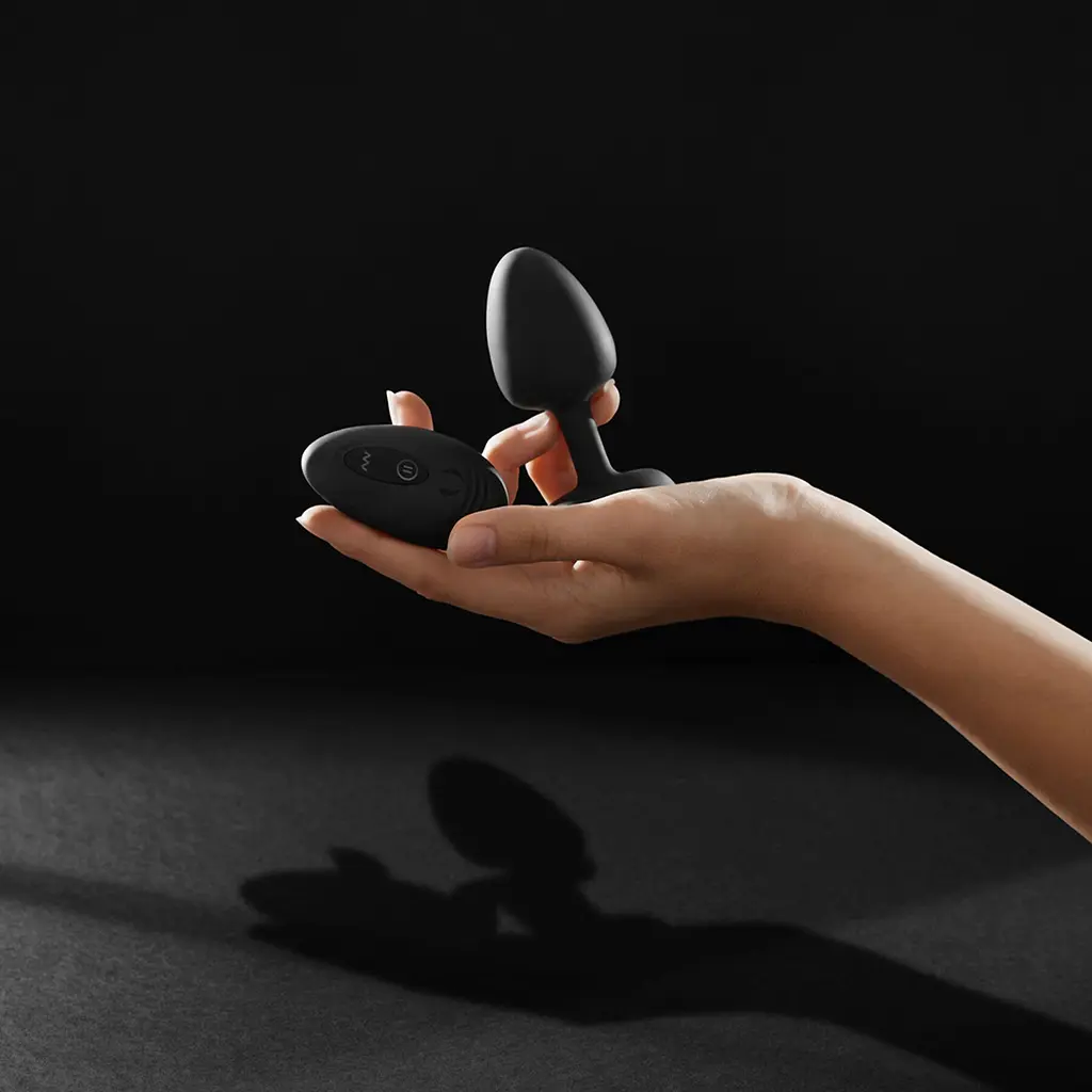 Анальна пробка Dorcel Geisha Plug Infinite L 9.3 см (чорний) - фото 7