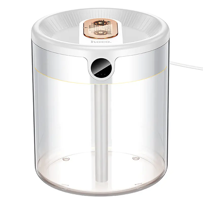 Зволожувач повітря Hoco HX31 Dual spray humidifier with digital display White - фото 3