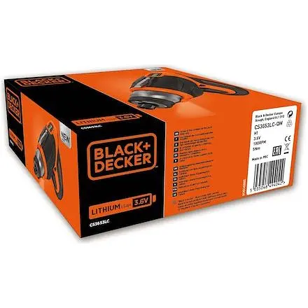 Електровикрутка Black+Decker CS3653LC [119532] - фото 5