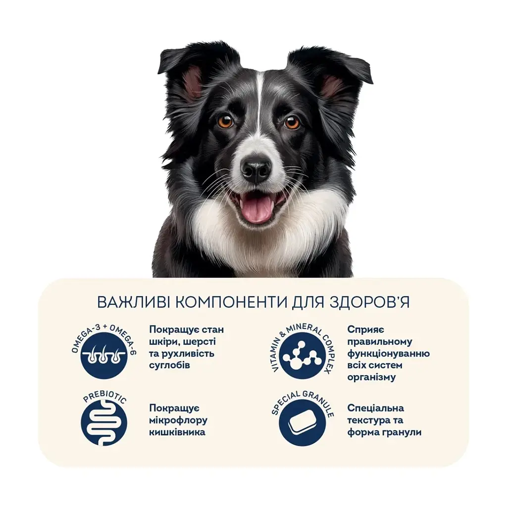 Сухий корм для собак Home Food Adult Medium/Maxi For active adult and junior dogs з ягням та рисом 300 г (4820290090279) - фото 5