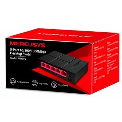 Коммутатор сетевой Mercusys (MS105G) - фото 3