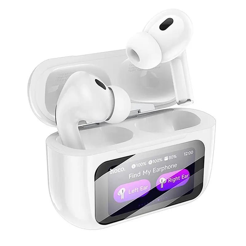 Бездротові TWS навушники Hoco EW72 Lite, вакуумні, BT5.4, 30mAh, 350mAh, 4h, white - фото 3