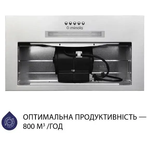 Витяжка вбудована Minola HBI 5323 I 800 LED - фото 2