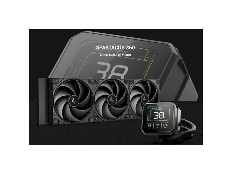 Водяне охолодження Deepcool Spartacus 360 Black (R-SPT360-BKDSMP-G-1) - фото 10