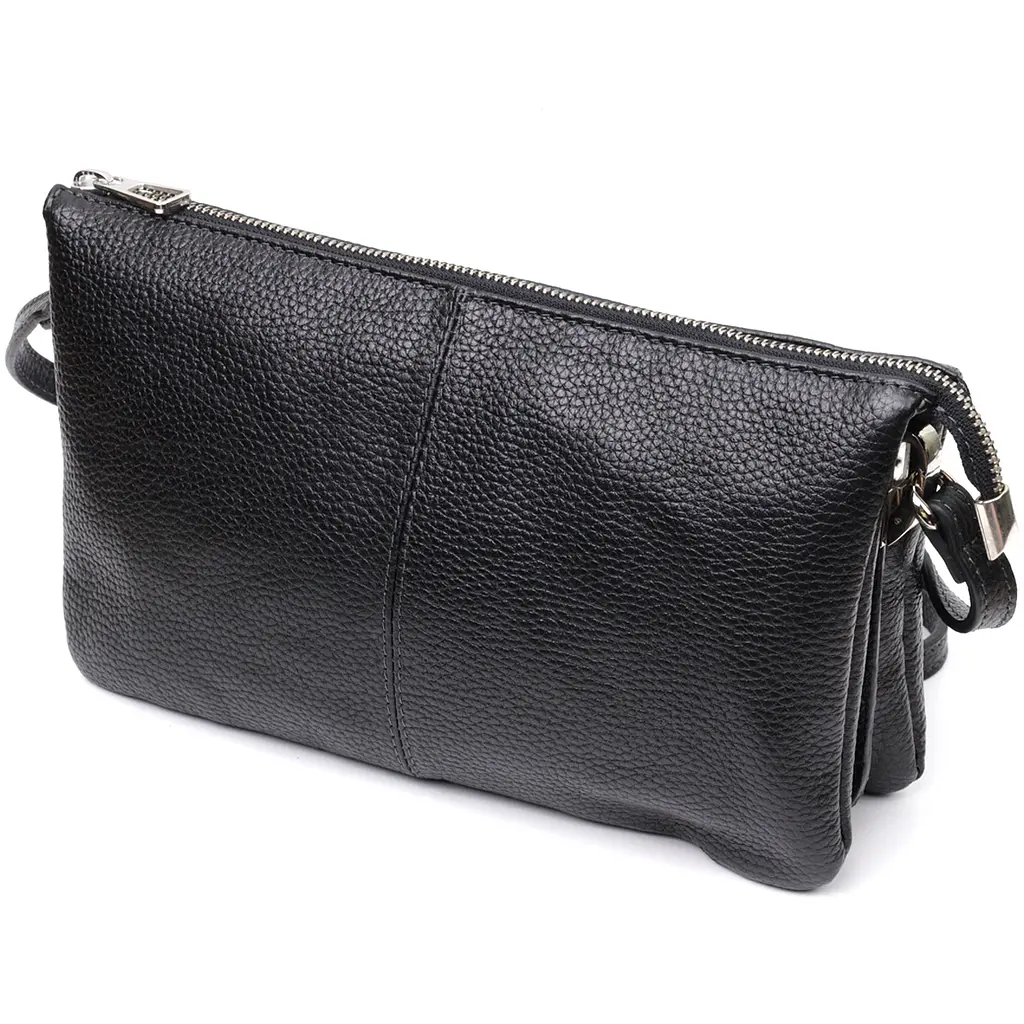 Кожаная женская сумка Grande Pelle 26х15.5х3 см sum0023606 - фото 2