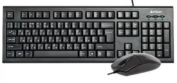 Комплект (клавіатура, миша) A4Tech KR-8520D USB Чорний