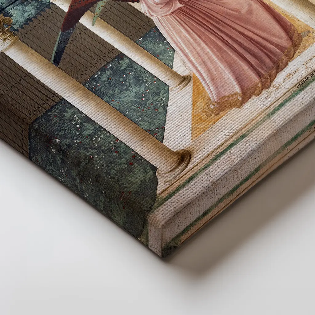 Інтер'єрна картина Благовіщення, Фра Анджеліко, Fra Angelico, Annunciation, релігійний декор, 43×60 см (id6970) - фото 3