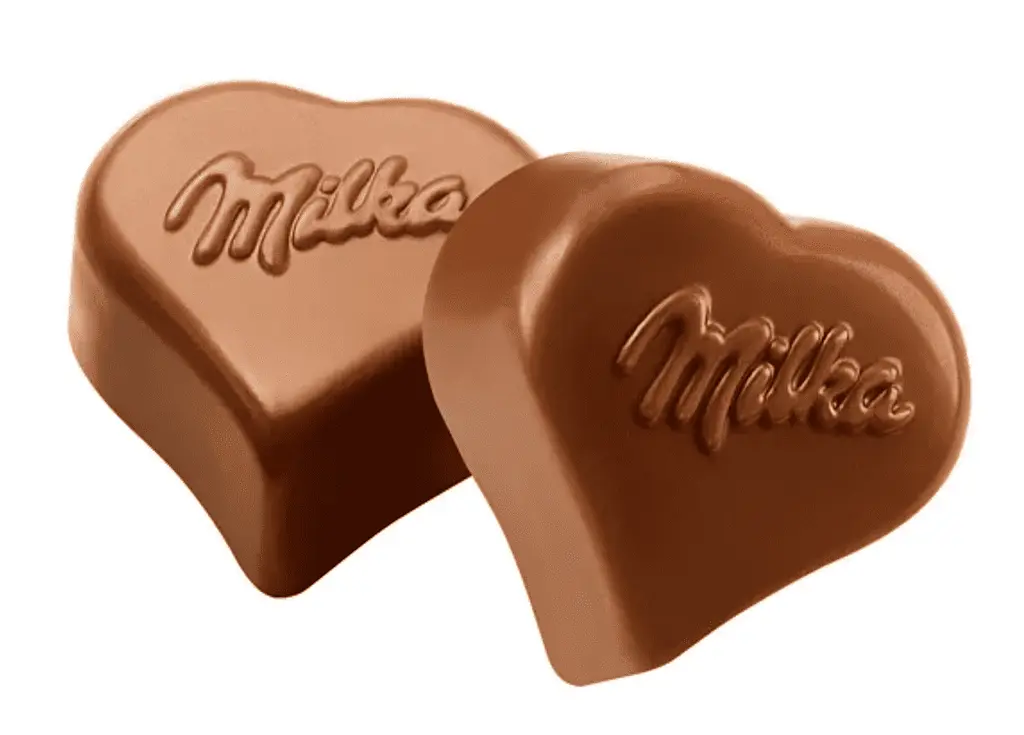 Шоколадні цукерки Milka I Love Milka Pralines Hazelnut Cream Chocolate 110г - фото 3