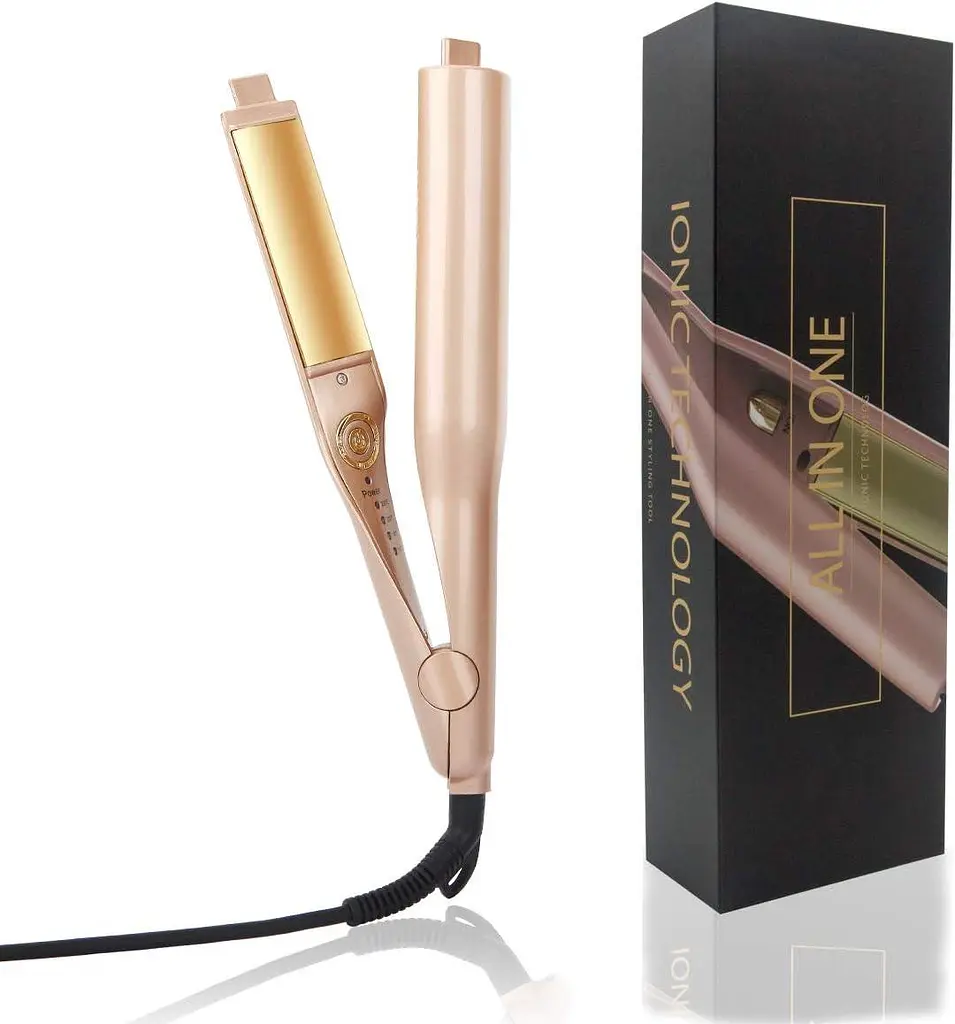 Плойка спіральна HAIR CurlingIron 2в1 WA-1 ∙ Універсальна плойка WA-1 для завивки та випрямлення волосся - фото 2
