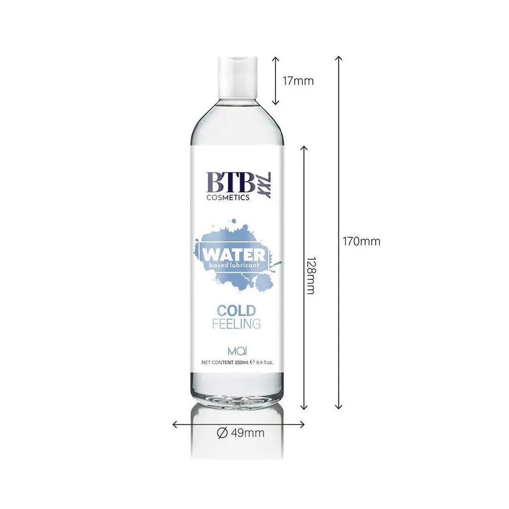 Охолоджувальна змазка на водній основі BTB Cold Feeling (250 мл) - фото 4