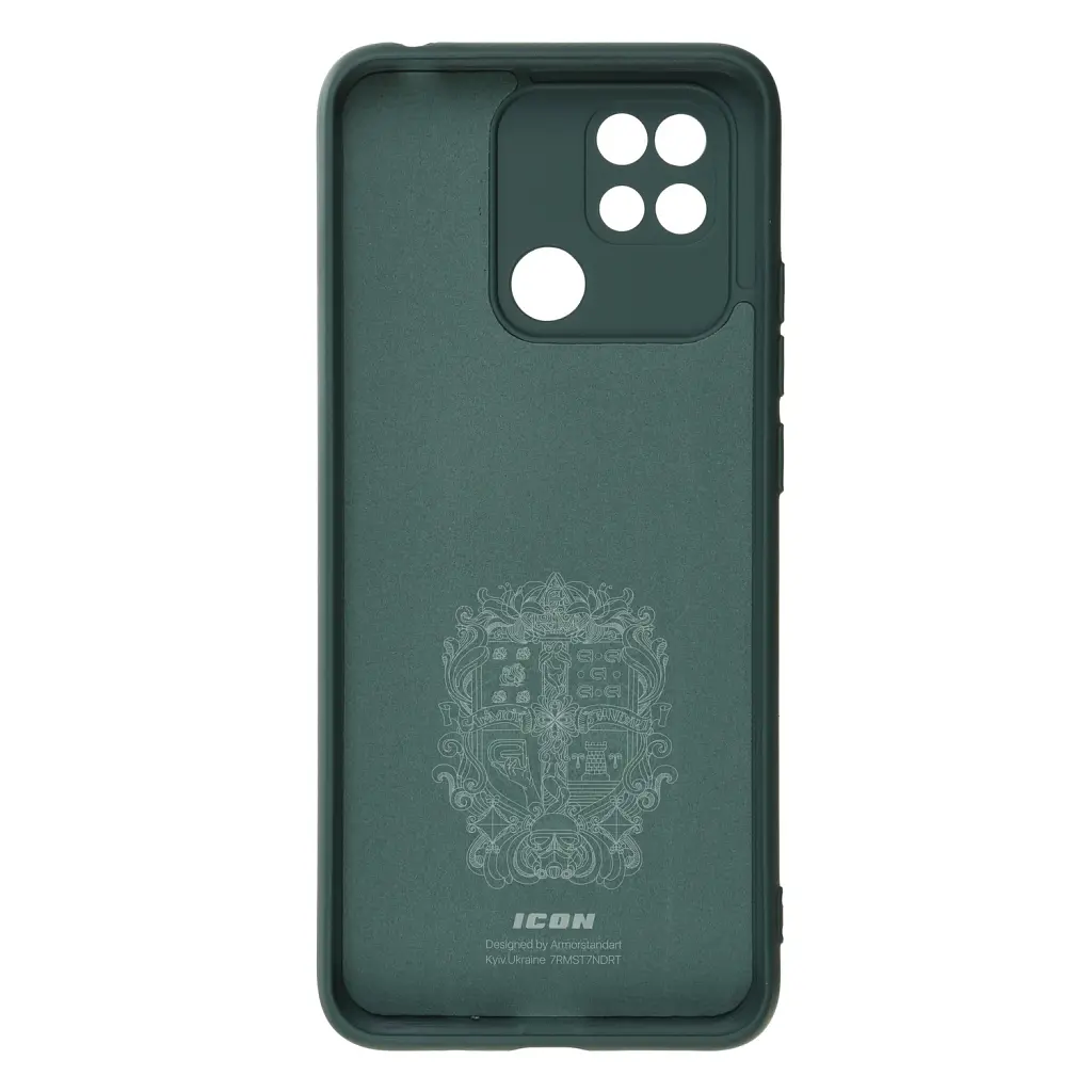 Чохол ArmorStandart ICON для Xiaomi Redmi 10C Camera cover Dark Green - фото 2