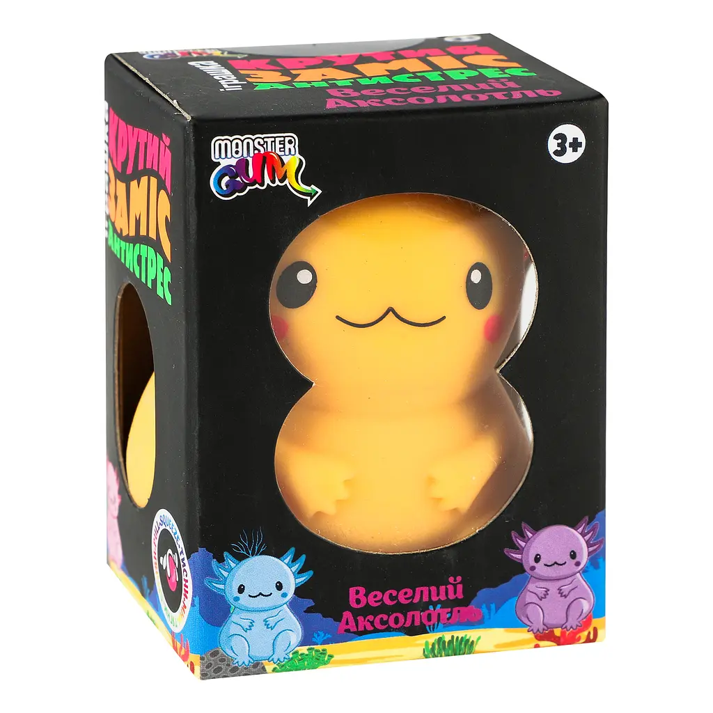 Игрушка-стрейч Monster Gum Веселый Аксолотль 6.5 см (CKS-10766) - фото 5