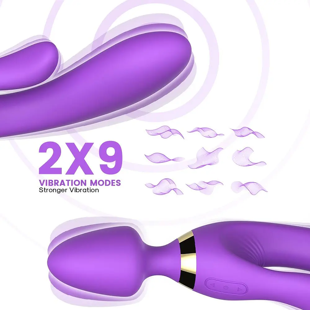 Вібромасажер B - Series Joy Magic Wand, 23.6 см (фіолетовий) - фото 5