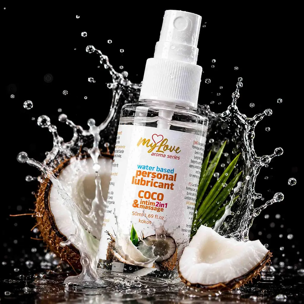 Універсальний лубрикант-масаж MyLove Aroma Series Coco 50 мл - фото 2