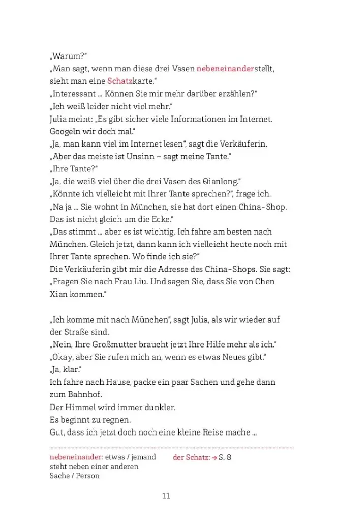Raetsel um die chinesische Vase. Lektüre mit Audios online - фото 10