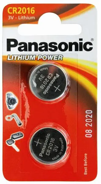 Батарейка Panasonic CR 2016 BL 2шт - фото 2