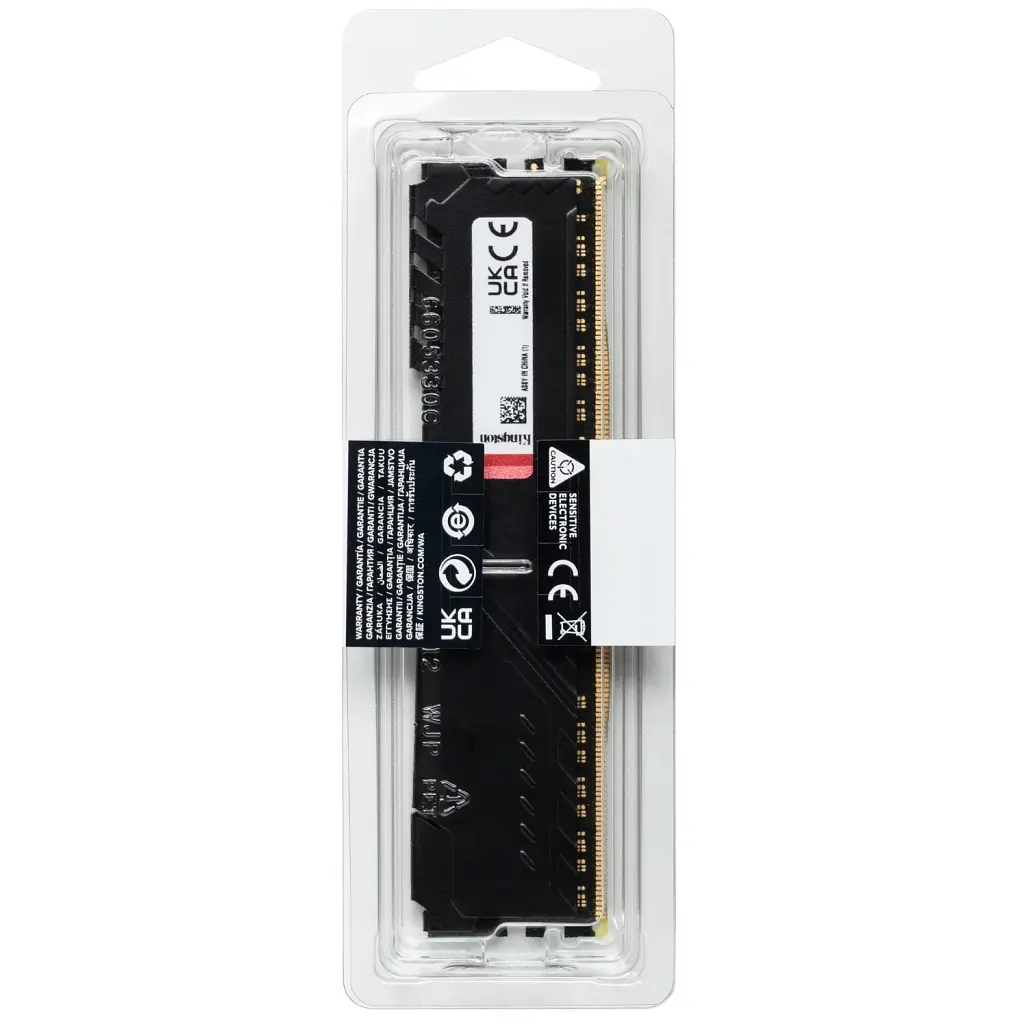 Модуль пам'яті для комп'ютера DDR4 16GB 3200 MHz Beast Black Kingston Fury (ex.HyperX) (KF432C16BB1/16WP) - фото 6