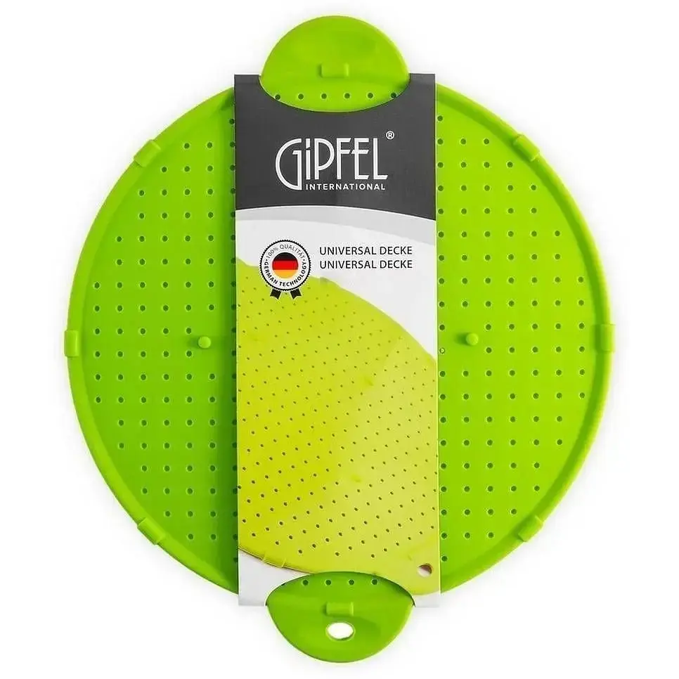 Кришка багатофункціональна Gipfel силіконова 35 см зелена (2639) - фото 2