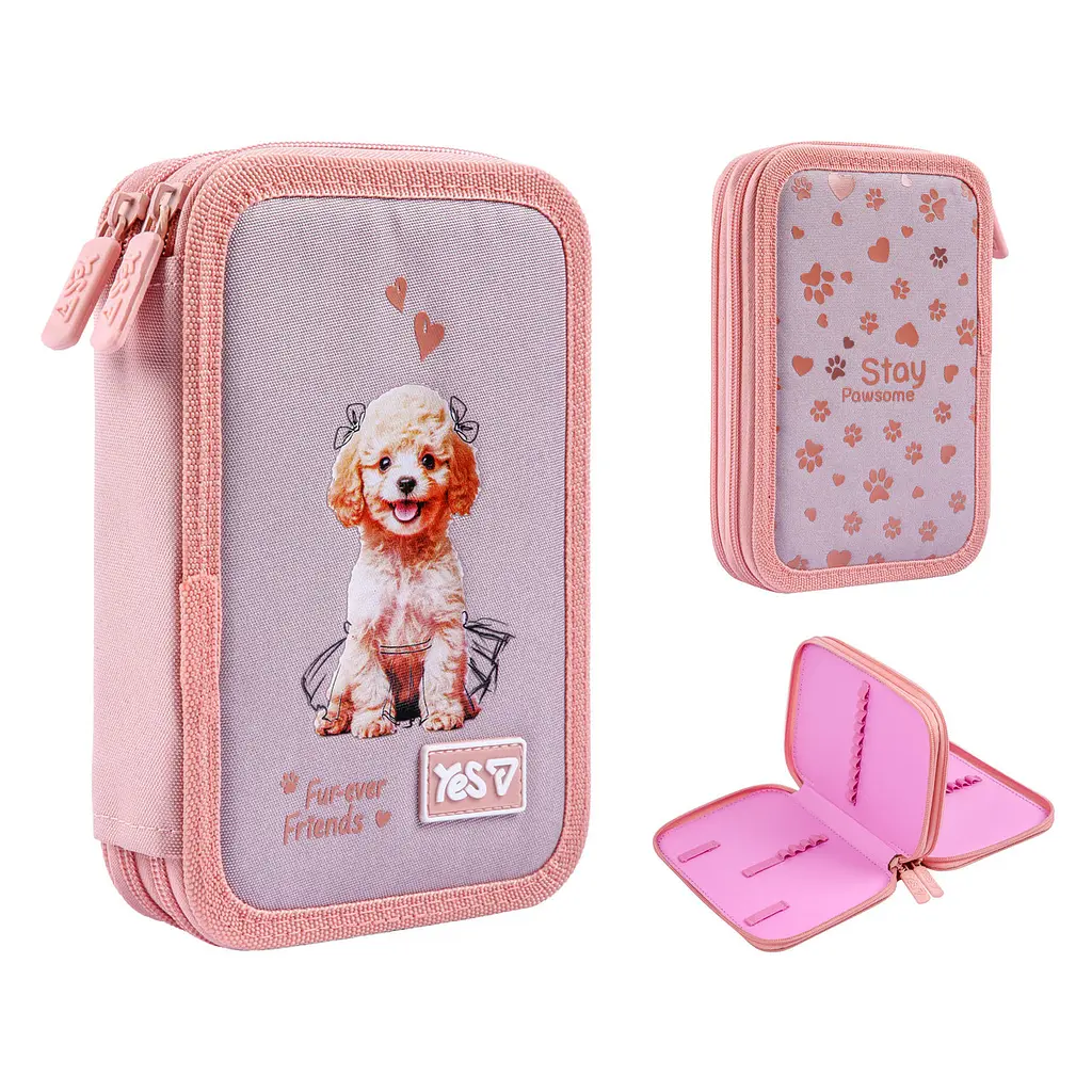 Пенал шкільний Yes подвійний My Puppy HP-01