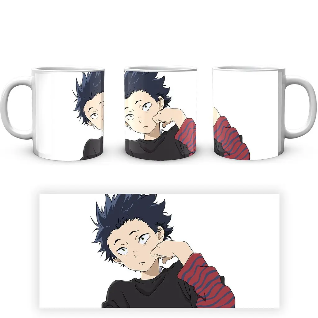 Кухоль GeekLand Silent Voice Форма голосу Ішида SV 02.17 330 мл білий - фото 4