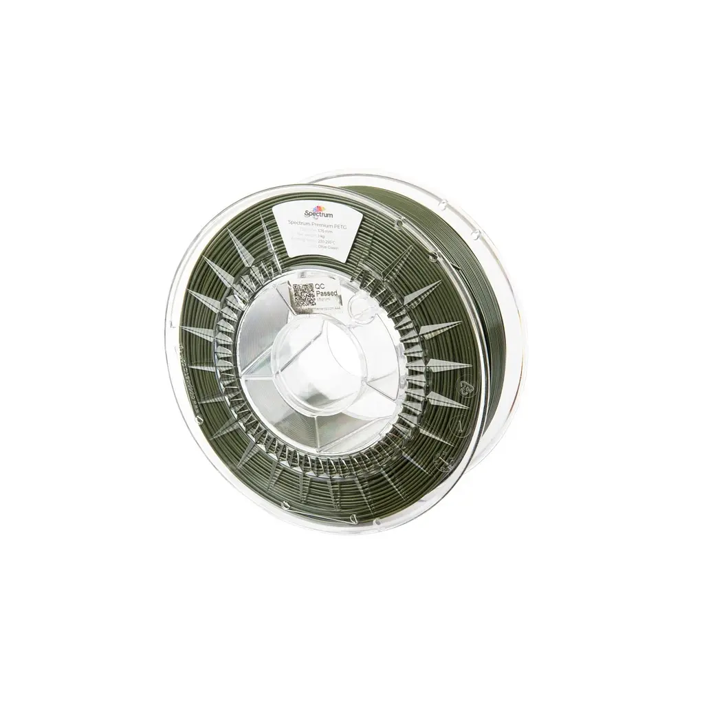 Пластик для 3D-принтера Spectrum PET-G Premium 1.75mm 1kg Green, Olive, RAL6003 (80603)
