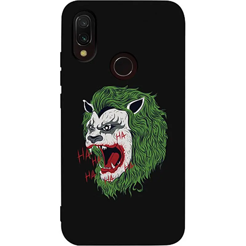 Чохол-накладка Toto Matt TPU 2 mm Print Case Xiaomi Redmi 7 #12 Green Lion Black