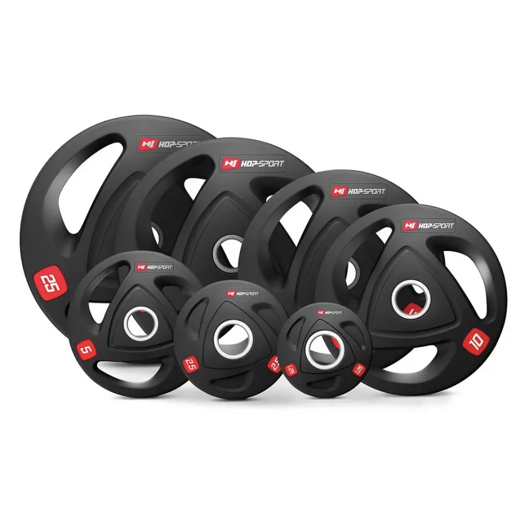 Набір дисків олімпійських Hop-Sport 2x25 кг - фото 4