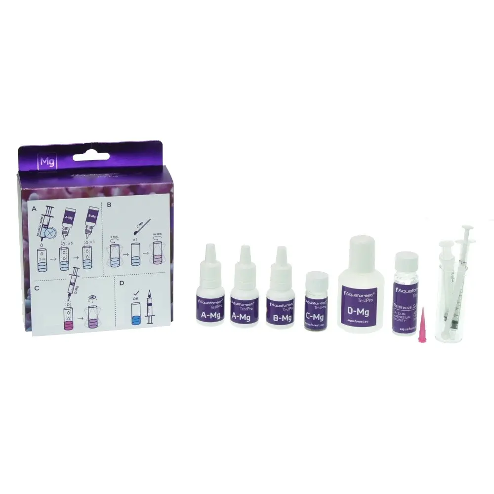 Тест на магній (Mg) Aquaforest Magnesium Test Kit для морського акваріуму, 55–60 тестів - фото 2