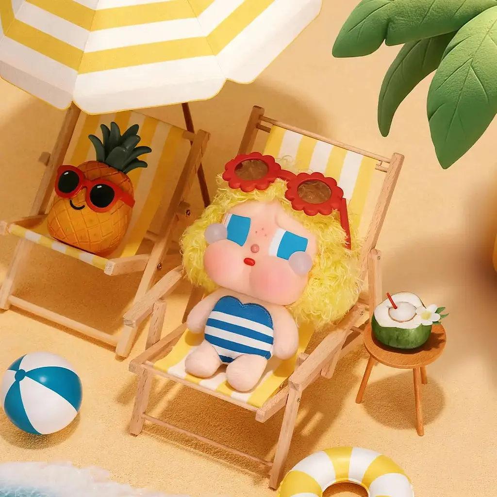 Колекційна м'яка іграшка-сюрприз Pop Mart Crybaby Vacation Mode On (CBVM-01) - фото 8