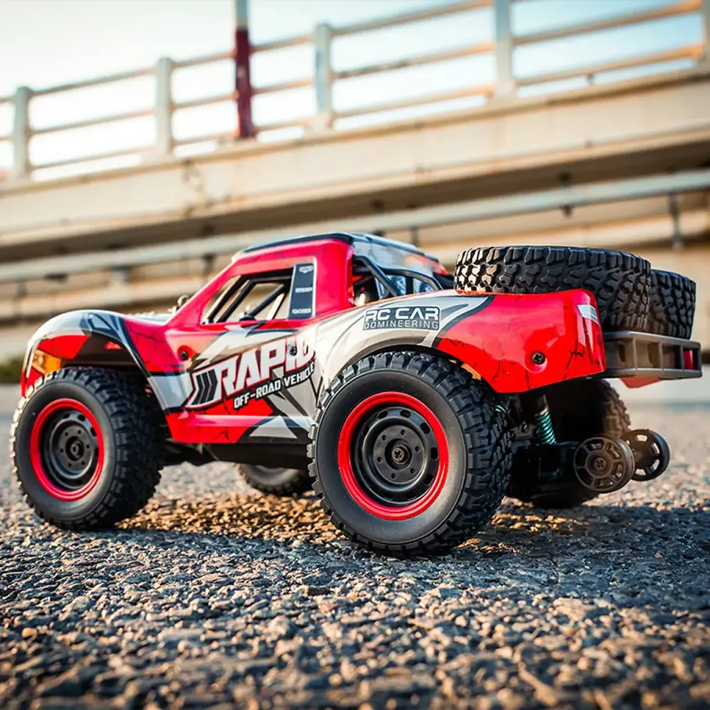 Машинка на радіокеруванні  JJRC Q130-A All-wheel Drive SUV Black/Red [119076] - фото 3