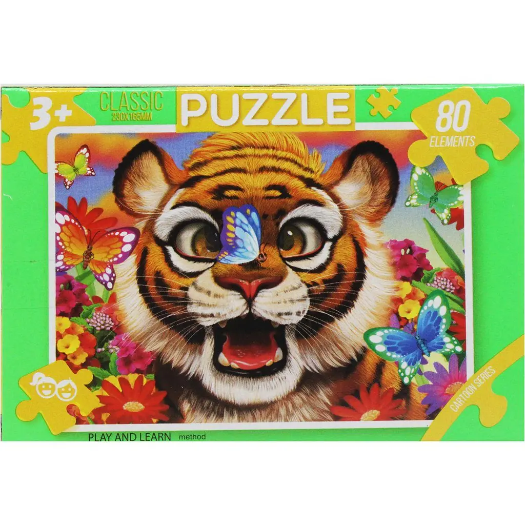 Пазли "Казка", 80 ел тигреня Dankotoys