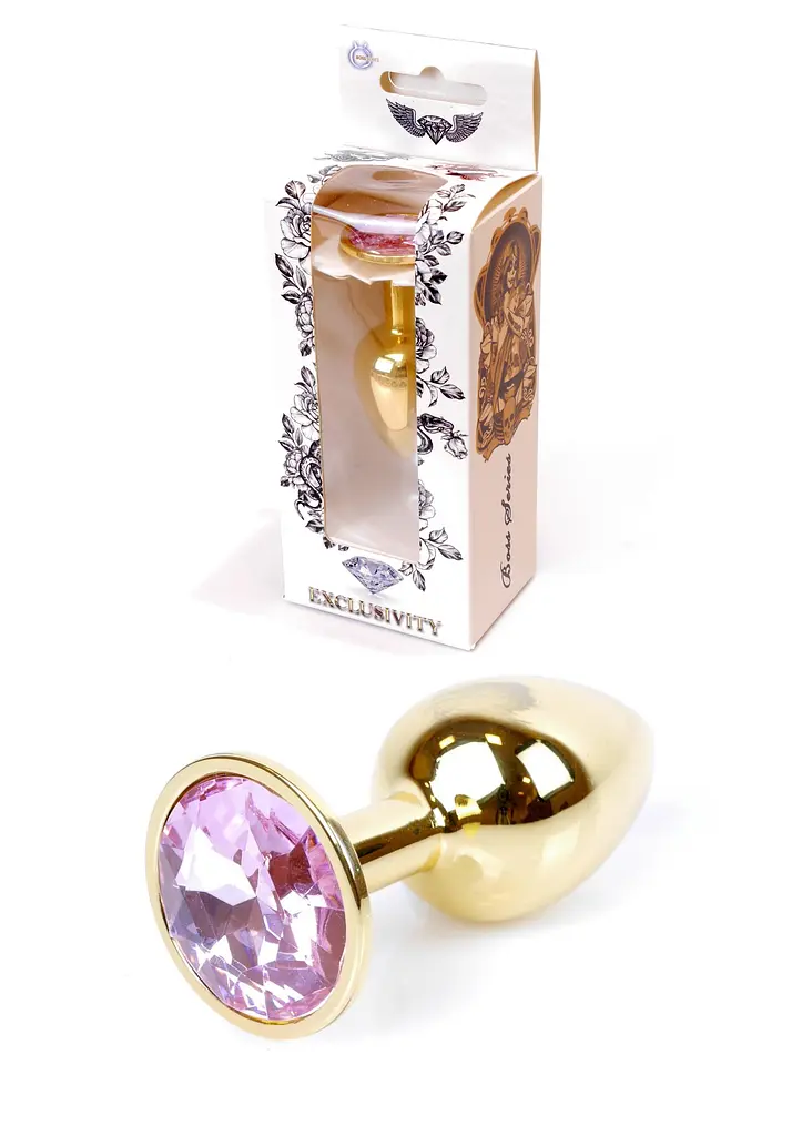 Анальна пробка - Jawellery Gold PLUGRose Boss Series 64-00018 100351