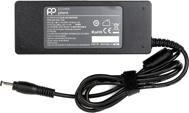 Блок живлення PowerPlant для ноутбуків ACER 220V, 19V 90W 4.74A (5.5*2.1)