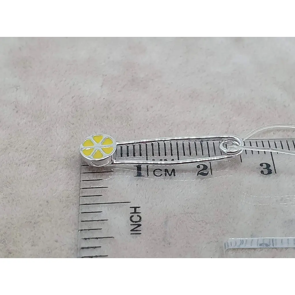 Срібна шпилька Qvaliz Цитрус з емаллю. 904-00628 - фото 4