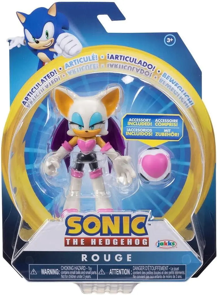 Фігурка Кажаниха Руж Sonic the Hedgehog Rouge the Bat Jakks Pacific Wave 8 висота 11 см з аксесуаром (SKU-246) - фото 4