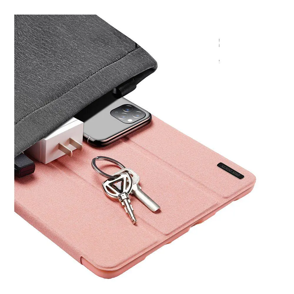 Чехол Dux Ducis Domo для планшетов Xiaomi Pad 7 / 7 PRO со стилусом и подставкой розовый - фото 5
