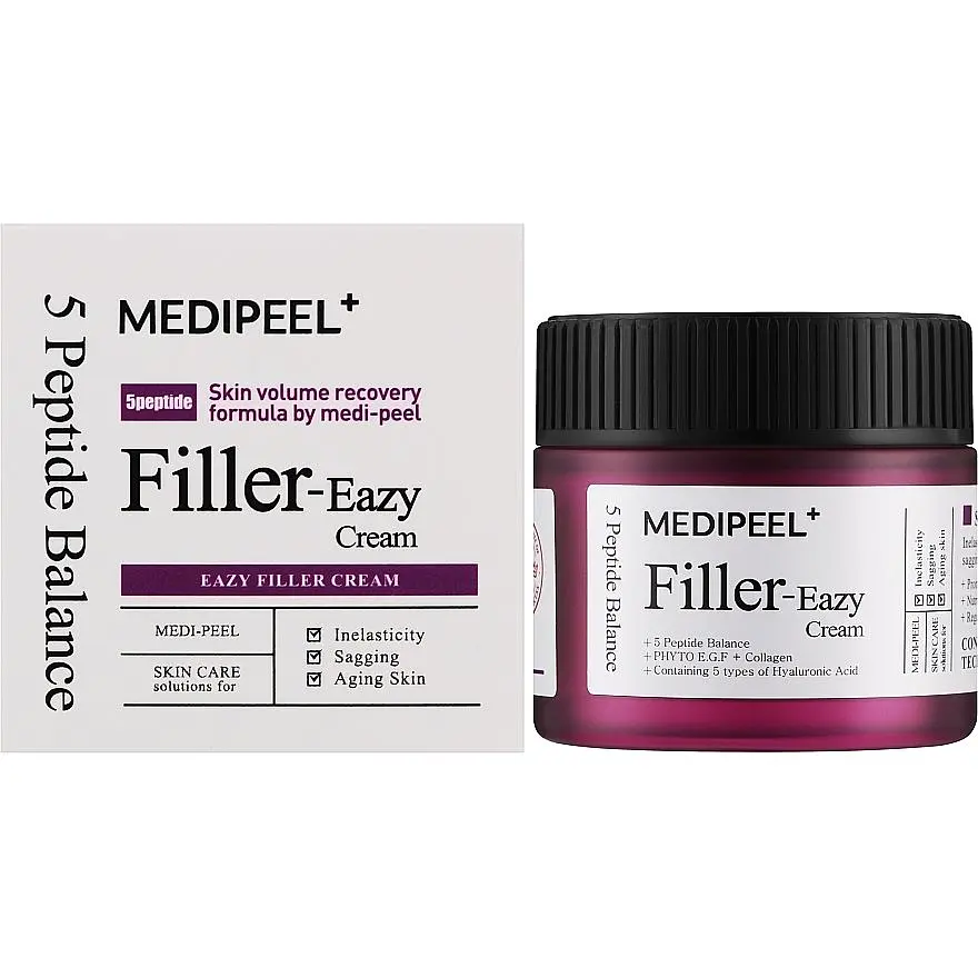 Крем-филлер для лица Medi-Peel Filler-Eazy Cream антивозрастной для упругости кожи 50 г - фото 2