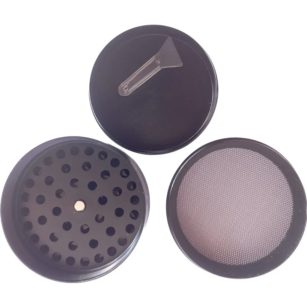 Гриндер для измельчения табака Ashtray HL-050 конопля 3 Black (11656) - фото 5