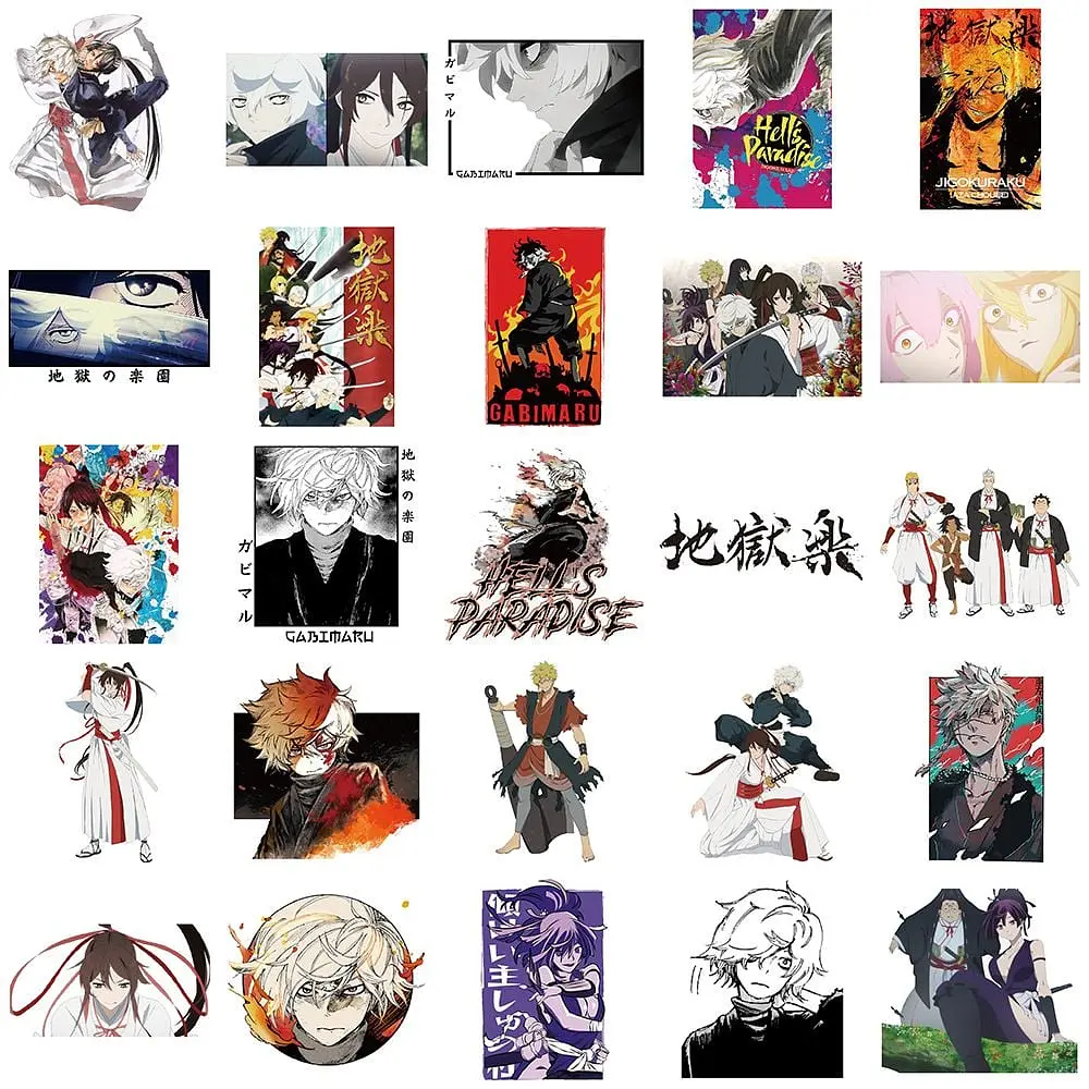 Стікерпак GeekLand Jigokuraku 50 штук - фото 3