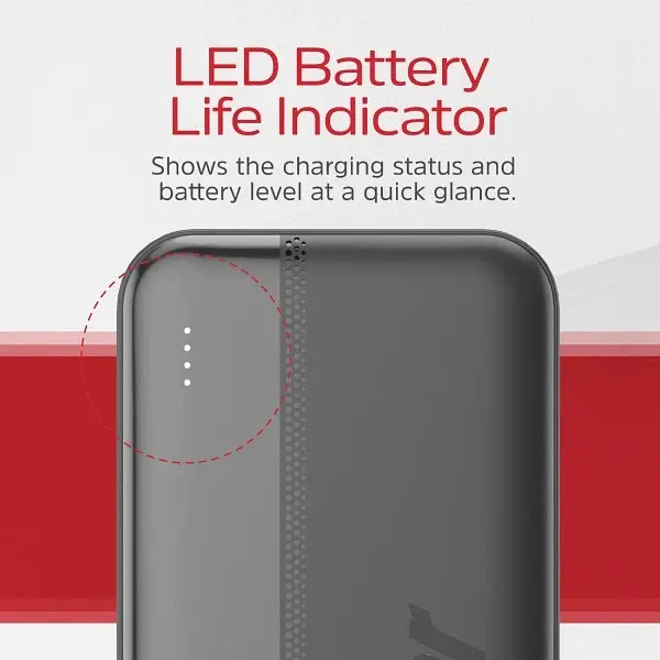 Портативний Зовнішній акумулятор Energizer 10000mAh 15W USB-А 2хUSB-C чорний - фото 5