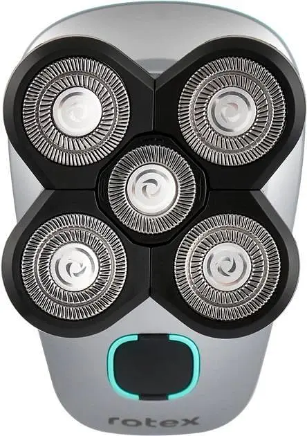 Электробритва мужская Rotex RHC240-5D HeadPlus аккумуляторная роторная бритва для головы и лица с 5D плавающими головками триммер - фото 3
