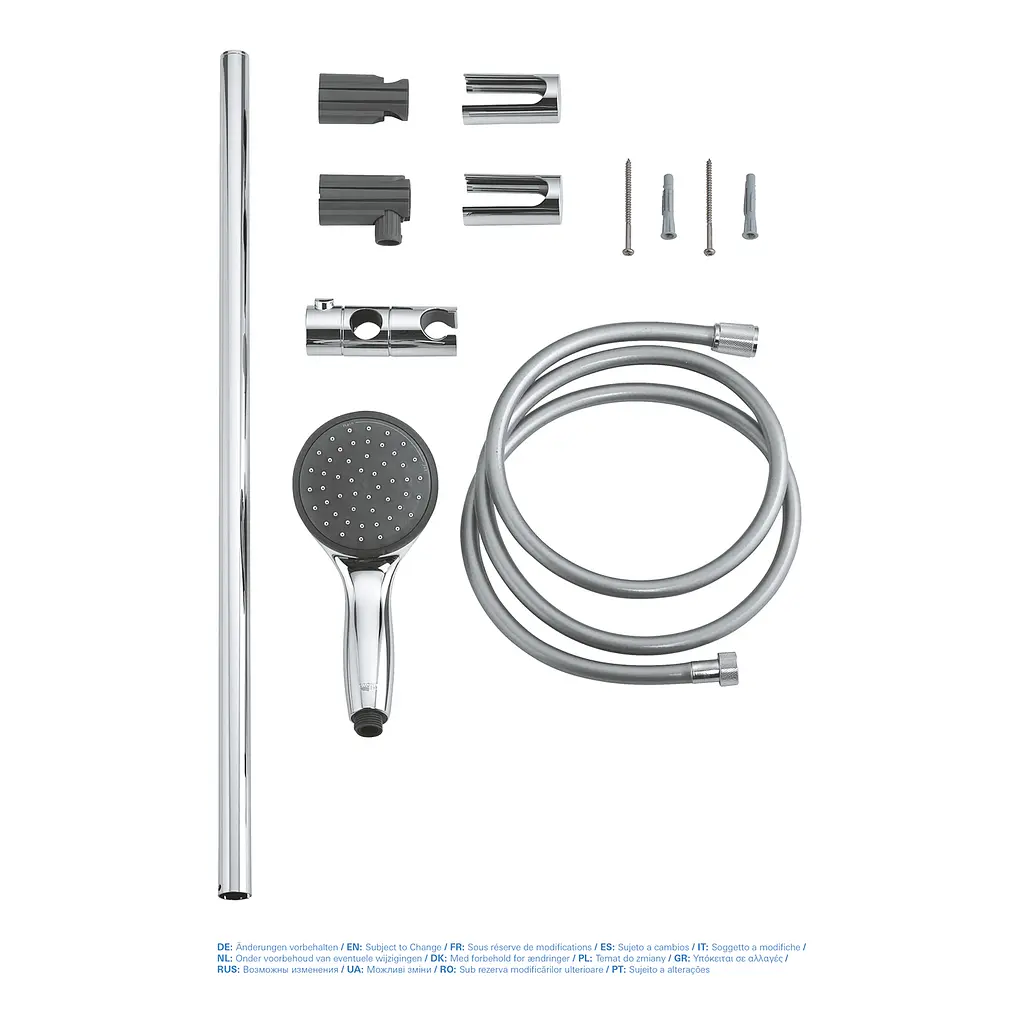 Душевой гарнитур Grohe QuickFix Vitalio Start 100 27948000, Хром - фото 3