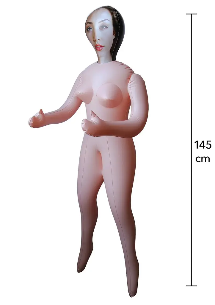 Секс-лялька Hidden Desire Fuck Dolls Tiffany, 150 см (тілесний) - фото 2
