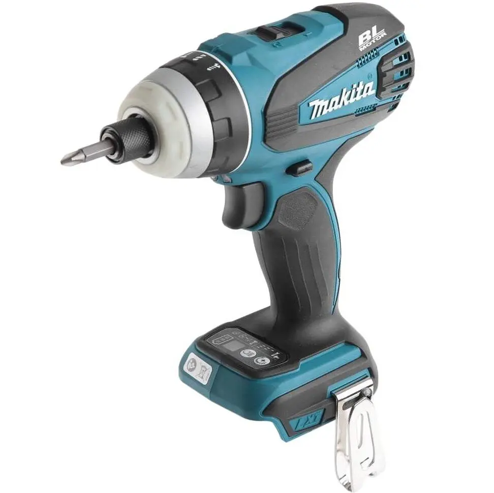 Шурупокрут 4-х режимний акумуляторний Makita DTP141Z (150 Нм, 1/4", BL, LXT, без акумуляторів та зарядного пристрою)