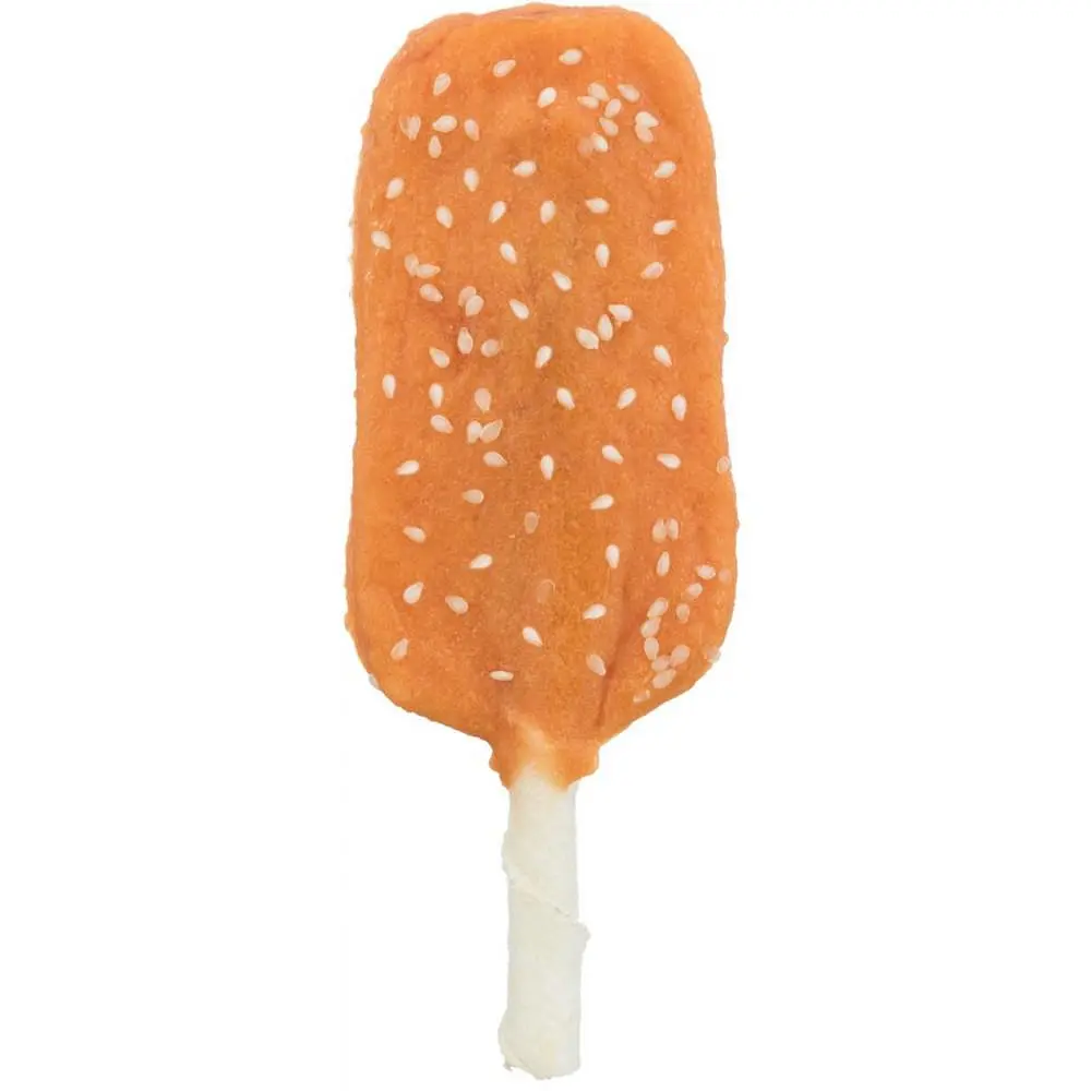 Ласощі Trixie Denta Fun Chicken Pop для чищення зубів для собак з куркою та кунжутом, 46 г, 12 см, 50 шт