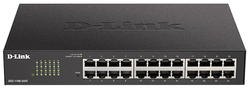 Комутатор DGS-1100-24V2 24xGE, EasySmart D-Link teh0018232 - фото 2